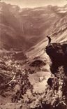 CPA Gavarnie Overall picture At the Bottom the Et La Circus Large cascade