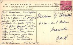 CPA Cauterets Route De Pierrefitte A Cauterets Le Limacon