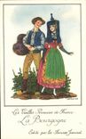 CPA Les Vieilles Provinces de France La Bourgogne Publicite Farines Jammet