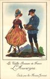CPA Les Vieilles Provinces de France L'Auvergne Publicite Farines Jammet