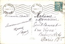 Playa y paredes del La de Malo del santo de CPSM