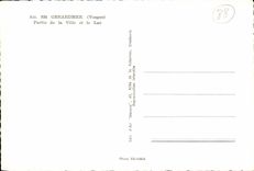 MODERN CARD Gerardmer left the City and the Lake