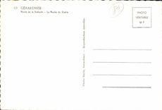 MODERN CARD Gerardmer Road of Schlucht La Rock of the Devil