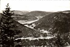 MODERN CARD the Vosges Pittoresques La Valley of the Lakes Retournemer and Longemer