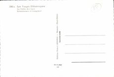 MODERN CARD the Vosges Pittoresques La Valley of the Lakes Retournemer and Longemer