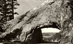 MODERN CARD Gerardmer Road of Schlucht the Rock of the Devil