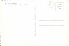 MODERN CARD Gerardmer Road of Schlucht the Rock of the Devil