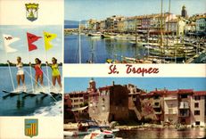 CPM La Cote d'Azur Saint Tropez Le Port La Ponche