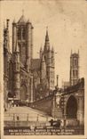 CPA Gand Gent Eglsie St Nicolas Beffroi Et Eglise St Bavon