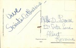 CPA Child with the moustache Hairdresser (desor in relief)