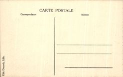 CPA Lille Street of Roubaix Militaria