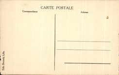 CPA Lille Street of Molmel Militaria