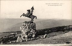 CPA Balloon of Alsace La Statue of Jeanne d' Arc