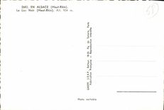 CPSM In Alsace the Black Lake