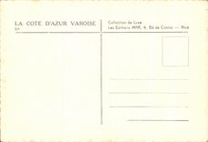 CPA Toulon the Cross-section Of the Et La Port Splits Boats