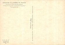 MODERN CARD Colors And Light Of France High Places Of Burgundy Vezelay La Hill