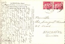 CPSM the Serious Plate of In bets the lake Lerie Meije and the glacier of the Mount of Lans Cows