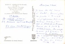 Balneario termal de Chatelguyon de la TARJETA MODERNA de Auvergne