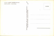 MODERN CARD Albert park the water jet