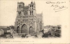 CPA Amiens La Cathedrale La Frontage