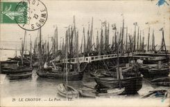 CPA Le Crotoy Le Port Bateaux