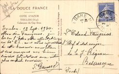 CPA Dimensions Azure Toulon Calanques of the Cape Brun