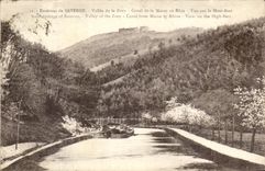 CPA Surroundings of Saverne Valley of Zorn Canal of the Marne in the Rhine Seen On High Barr Barge