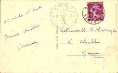 Montaje co de CPA Camara acorazada del La de Odile de la cruz