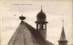 Camara acorazada de CPA Colmar de la ciguena del hospital