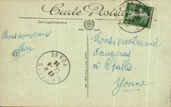 CPA Laon after the bombardment Houses Bombardees District of the Militaria Station