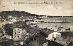 CPA Cannes the Course of the Casino Taken of the Mount Knight