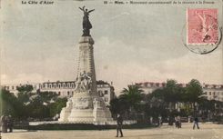 Monumento de CPA Niza de la reunion en Francia