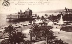 Los jardines de CPA Niza del ler y del La de rey Albert lanzados caminan