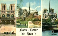 CPSM Cathedral Notre Dame de Paris