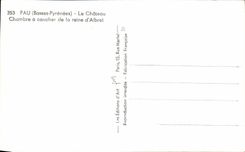 CPA Pau the Castle Room has to sleep of the queen of Albret