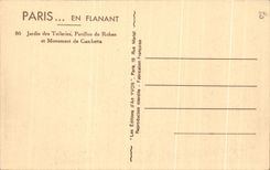 CPA Paris mientras que da un paseo el jardin de la casa de Tileries de la lumbrera de Rohan