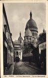 CPA Paris the Montmartre Old man Crowns Heart