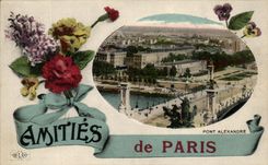 CPA Amities de Paris Pont Alexandre III