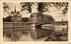 CPA the Pretty corners of Paris Iles of quotes seen island Saint Louis