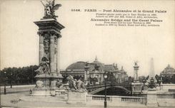 CPA Paris Bridge Alexandre and Grand Palais First Pierre Posee By the Nitcolas Tsar Completes some