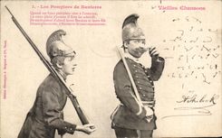 CPA Les pompiers de Nanterre Vieilles Chansons 