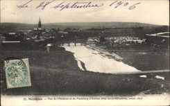 Pared de CPA vista de la pared y el suburbio de arcos con los fortalecimientos Militaria 1870