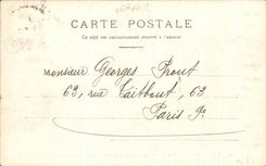 CPA Bazeilles un La de Street De Bazeilles Apres lucha la calle de general Lebrun Militaria