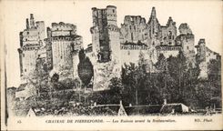 CPA Chateau De Pieffefonds Les Ruines avant la Restauration