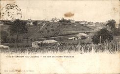 CPA St Emilion close Libourne a Corner of the Large Vineyards