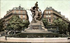 CPA Paris Monument de Victor Hugo place Victor Hugo