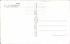 CPA Paris Le Sacre Coeur et le Square Saint Pierre Montmartre