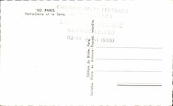 CPA Paris Notre Dame y el Seine