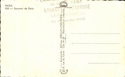 Recuerdo de CPSM del recuerdo de Paris Paris del corazon de la consagracion de Arc De Triomphe de la torre Eiffel de Paris nuestra senora