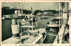 Reten internacional justo del cuadro total de CPA Paris 1937 de la casa del barco de Suiza